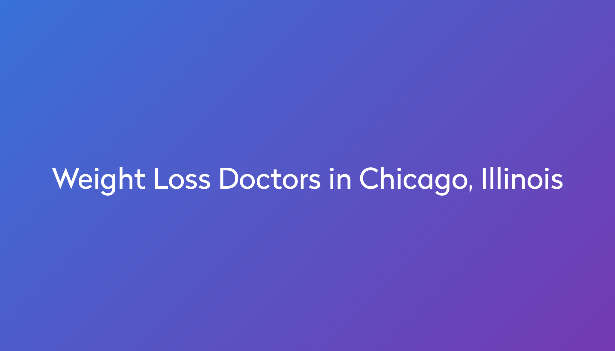 Weight loss doctor in lansing il